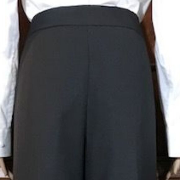 NWOT Nine West Charcoal Gray Premium Flat Front Full Straight Leg Pant - Picture 6 of 9